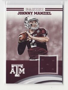 2015 Panini Collegiate Texas A&M Jersey Johnny Manziel - Flat S/H