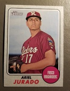 Ariel Jurado gris paralelo 18/25 2017 Topps Heritage ligas menores #139 - Imagen 1 de 2