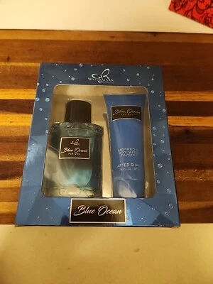 Blue Ocean For Men Eau De Parfum Perfume y After Shave Set de Regalo Foto 1 de 4