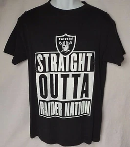 LAS VEGAS RAIDERS Men's Small Black Shirt Graphic NFL "Let tha hatin' begin"  - Picture 1 of 11