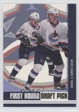 2002-03 ITG Be A Player First Edition Update Retail Daniel Sedin Henrik #430 HOF