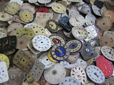 Vintage USSR 1000 pieces. Little Watch Face Dials13- 16 mm round oval ScrapBooki