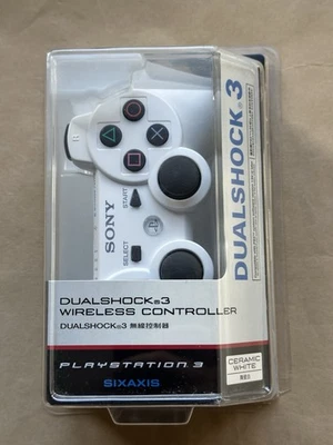 Official Sony PlayStation 3 Ceramic White DualShock 3 Controller Brand New - Immagine 1 di 4
