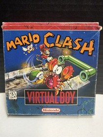 Mario Clash (Nintendo Virtual Boy) Complete in Box CIB SEE PICS!
