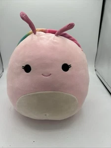 Squishmallow Silvina Schnecke Plüsch Regenbogen Batik Schale 10 Zoll Kellytoy Stofftier - Bild 1 von 5