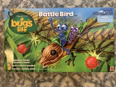 Vintage 1998 Mattel Bug's Life Battle Bird Action Figure Vehicle Sealed New NIB - Image 1 of 3