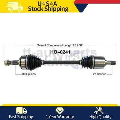 Junta de eje CV conductor delantero izquierdo para Honda CR-V 2011 2010 2009 2008 2007 Foto 1 de 2