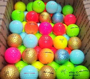 87 MINT & NEAR MINT MIXED COLORS/SERIES VICE PRO / PLUS / SOFT / AIR GOLF BALLS - Picture 1 of 3