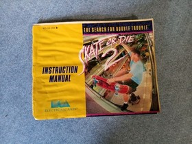 ORIGINAL Nintendo NES SKATE OR DIE 2 Instruction Booklet Manual Book Only