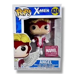Funko Pop! X-Men Angel #424 SHELF WEAR Marvel Collector Corps Exclusive New - Picture 1 of 8
