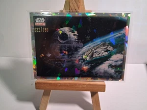 Battle Of Endor /150 Atomic Refractor 2023 Topps Star Wars Chrome Galaxy #86 - Picture 1 of 4