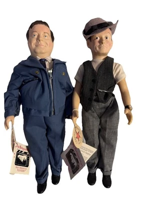 HONEYMOONERS - RALPH KRAMDEN & ED NORTON Dolls by Effanbee 1986 15" #7670/71 - Image 1 of 4