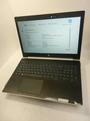 HP ProBook 455 G5 15,6 дюйма (AMD-A10-9620P @ 2,5 ГГц - 8 ГБ RAM - без жесткого диска - Изображение 1 из 4