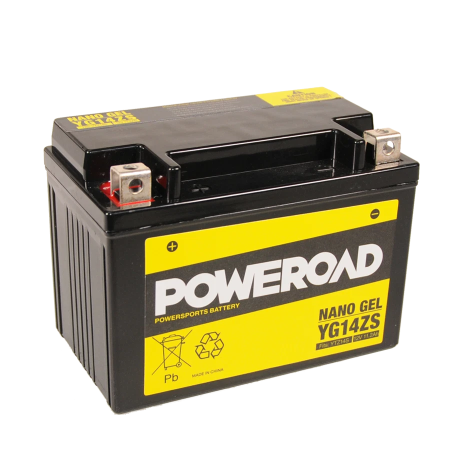 704093 Poweroad YTZ14S Batería de Gel Benelli tnt 899 1130 Tre-K BMW R 1200G - Imagen 1 de 1