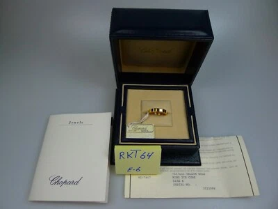 Chopard 18K Yellow Gold, Ice Cube Band, width 4.5 mm,  Size 6.25 - Image 1 of 3