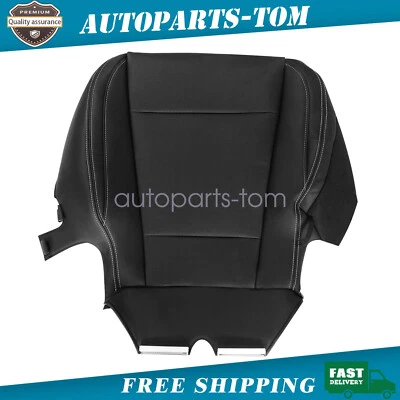 Cubierta de asiento perforada inferior negra para Ford F250 Super Duty 2017-2022 Foto 1 de 4