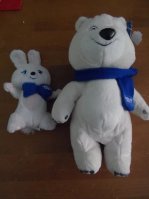 3 cute mascots from Winter Olympics 2014 in Sotschi - Russia - Image 1 of 4