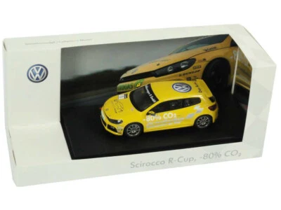 VW Scirocco III R Cup -80% CO2 2010 amarillo chispa 1K1099300EGSF 1/43 Volkswagen Foto 1 de 4