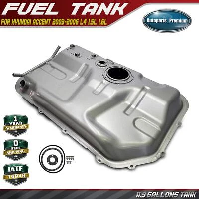 Nuevo tanque de combustible de 11,9 galones para Hyundai Accent 2003 2004 2005 2006 L4 1,5 L 1,6 L Foto 1 de 4