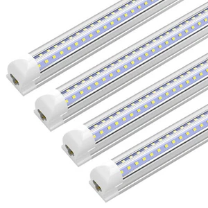 T8 8FT LED Shop Lights 72W 6500K 8' Garage Ceiling LED Tube Light Fixtures 25PCS - Picture 1 of 18