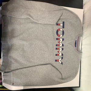 tommy hilfiger sweatshirt men Xl Grey - Picture 1 of 6