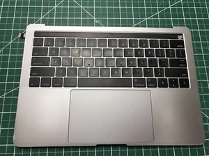 Apple MacBook Pro 13.3" A1706 2016 Palmrest Touchpad Keyboard Battery #mh385 - Photo 1/2