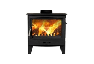 Castec Horizon 5 Widescreen Stove Eco Defra Multifuel Wood Burning 5 Kw UK Built - Picture 1 of 3