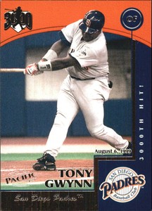 1999 Pacific Omega Hit Machine 3000 #19 Tony Gwynn /3000 - NM-MT