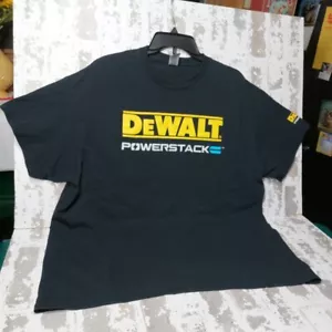 Dewalt PowerStack Logo Herren T-Shirt Glidan XL T-Shirt Schwarz Tee - Bild 1 von 11