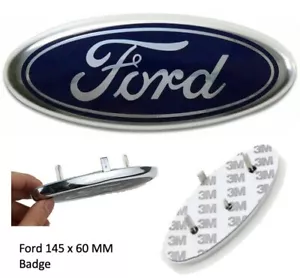 Ford Logo Emblème de Capot Avant ovale Badge 145MM x 60MM équivalent 1779943 - Imagen 1 de 2