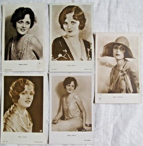 " Mary ASTOR "  5 Postkarten "Ross" Verlag "Iris" vlg AK Filmstarpostkarte 