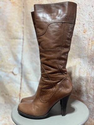 Botas Guess de cuero tostado talla 10M Foto 1 de 4