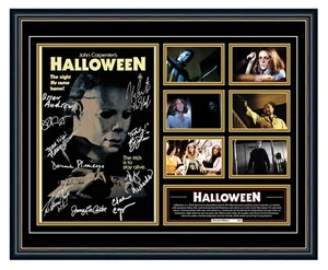 HALLOWEEN 1978 JOHN CARPENTER SIGNED LIMITED EDITION FRAMED MEMORABILIA - Picture 1 of 5