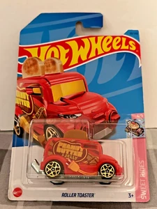Hot Wheels Roller Toaster Sweet Rides Peanut Butter Jelly Pop Up Toast Action - Picture 1 of 5