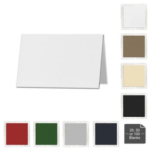 100mm x 120mm. Segnaposto. Carta piegata vuota 280 gsm. Vari colori. - Foto 1 di 10