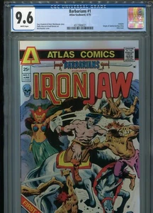 Barbarians #1 Atlas-Seaboard 6/75 CGC 9.6 White Pages - Bild 1 von 3