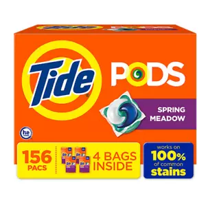 Tide PODS Laundry Detergent Pacs, Spring Meadow, 156 ct. -- FREE SHIPPING!!! - Picture 1 of 7