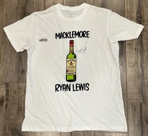 Macklemore Ryan Lewis Irish Whiskey Signed Autograph XL Concert Tour Shirt - Picture 1 of 5