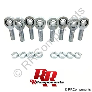 7/16" -20 Thread x 7/16" Bore, Chromoly 4-Link Rod Ends w/ Jams Heim Joint - Bild 1 von 5