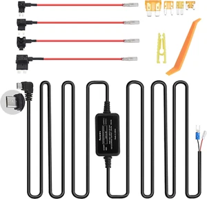 Dash Cam Hardwire Kit Micro USB Car Dash Camera Charger Cable Power Cord Compati - Picture 1 of 12