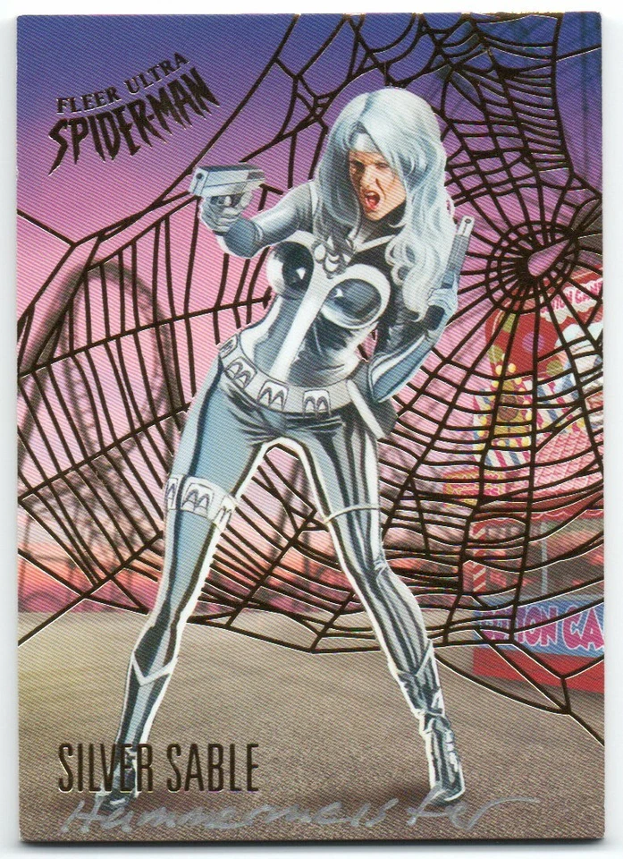 2017 Fleer Ultra Spider-Man Gold Foil Autographs 93 Mark Hammermeister Auto /49 - Image 1 of 1