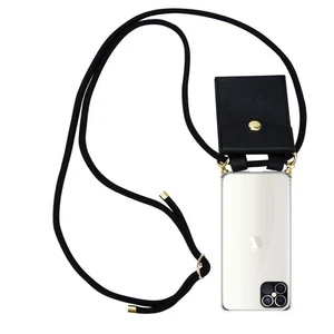 Funda para Apple iPhone 12 PRO MAX funda protectora cinta cadena funda Necklace Cover - Imagen 1 de 8