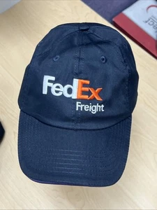 FedEx Freight Navy Embroidered Logo Ball Cap Hat Adjustable Strap - Picture 1 of 11
