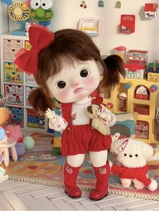 1/6 Flexible Girl BJD Doll Resin Joint with Faceup Full Set Outfits Handmade Wig - Picture 1 of 7