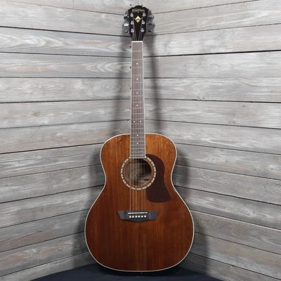 Washburn HG12S Orchestra Acoustic Guitar All Mahogany As Is Used Mint - Image 1 of 4