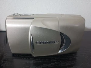Olympus Stylus 120 35mm Point & Shoot Film Camera Zoom Lens Tested Need Battery - Picture 1 of 8