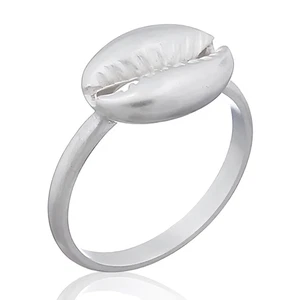 Ring - Damen - Muschel - Cauri - 925/1000 Silber - massiv - 52 54 56 58 - Bild 1 von 5