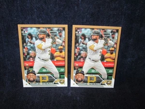 (2) 2023 Topps Update Gold Rookie Lot Canaan Smith-Njigba #US187 - both #/2023 - Picture 1 of 2