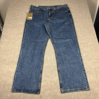 Stetson Jeans Mens 40x32 Modern Straight Leg 1312 Classic Denim Pants Cowboy New - Image 1 of 4