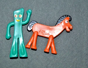 Tiny Gumby Pokey Biegespielzeug Puppe Miniatur 3" Figuren - Bild 1 von 3